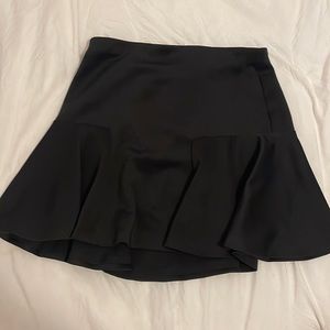 Black mini skirt size small